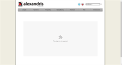 Desktop Screenshot of alexandris.com